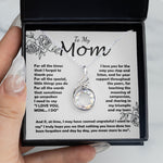 Rising Phoenix Necklace - Mom Necklace -To My Mom - I Need To Say I Love You, Mom... I Do - Mother's Day Gift
