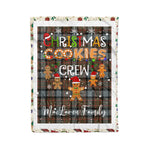Personalized Gift Tartan Plaid Blanket Clan MacLaren Weathered With Christmas Cookie Baking Crew Christmas Gift Blanket, Plaid Blanket, Christmas Fleece Blanket, Christmas Blanket, Tartan Blanket, Scottish Blanket, Scotland Blanket, Family Name Blanket, Custom Blanket, Personalized Blanket