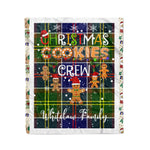Personalized Gift Tartan Plaid Blanket Clan Whitelaw Modern With Christmas Cookie Baking Crew Christmas Gift Blanket, Plaid Blanket, Christmas Fleece Blanket, Christmas Blanket, Tartan Blanket, Scottish Blanket, Scotland Blanket, Family Name Blanket, Custom Blanket, Personalized Blanket