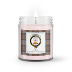 Soy Wax Candle - Buffalo Plaid Candle Clan Crest Badge Cameron Of Erracht Weathered Tartan Plaid Soy Wax Candle, oil candle, candle handmade, wax candle, soy wax, nature wax, natural soy wax, natural soy candles, natural candle