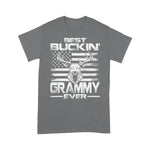 Scotstee Shop - USA Flag Best Buckin' Grammy Ever Deer Hunting 4th Of July Shirt