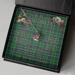 To My Beautiful Soulmate Necklace In Your Eyes I Have Found My Home Clan Duncan Modern Tartan Crown Pendant Necklace
