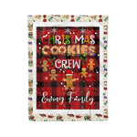 Products Personalized Gift Tartan Plaid Blanket Clan Ewing With Christmas Cookie Baking Crew Christmas Gift Blanket, Plaid Blanket, Christmas Fleece Blanket, Christmas Blanket, Tartan Blanket, Scottish Blanket, Scotland Blanket, Family Name Blanket, Custom Blanket, Personalized Blanket