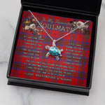 Sea Turtle Necklace To My Beautiful Soulmate Necklace In Your Eyes I Have Found My Home Clan Leslie Modern Tartan Blue Turtle Necklace