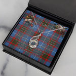 To My Beautiful Soulmate Necklace In Your Eyes I Have Found My Home Clan Trotter Tartan Rising Phoenix Necklace