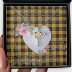Gift For My Beautiful Girlfriend Necklace Valentine Necklace Clan MacLeod of Lewis Ancient Tartan Cross Dancing Necklace Scottish Tartan Jewelry