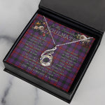 To My Beautiful Soulmate Necklace In Your Eyes I Have Found My Home Clan Montgomery Tartan Rising Phoenix Necklace