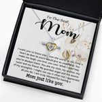 Cross Dancing Necklace - Mom Necklace, Best Mother's Day Gift - To My Mom Best Necklace