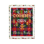 Personalized Gift Tartan Plaid Blanket Clan Charteris With Christmas Cookie Baking Crew Christmas Gift Blanket, Plaid Blanket, Christmas Fleece Blanket, Christmas Blanket, Tartan Blanket, Scottish Blanket, Scotland Blanket, Family Name Blanket, Custom Blanket, Personalized Blanket