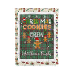 Personalized Gift Tartan Plaid Blanket Clan MacKinnon Hunting Ancient With Christmas Cookie Baking Crew Christmas Gift Blanket, Plaid Blanket, Christmas Fleece Blanket, Christmas Blanket, Tartan Blanket, Scottish Blanket, Scotland Blanket, Family Name Blanket, Custom Blanket, Personalized Blanket