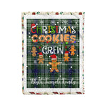 Personalized Gift Tartan Plaid Blanket Clan Blyth Tweeside With Christmas Cookie Baking Crew Christmas Gift Blanket, Plaid Blanket, Christmas Fleece Blanket, Christmas Blanket, Tartan Blanket, Scottish Blanket, Scotland Blanket, Family Name Blanket, Custom Blanket, Personalized Blanket