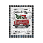 Tartan Blanket Vintage Red Truck with Christmas Tree Family Scottish Clan Gladstone plaid blanket, red plaid blanket, buffalo plaid blanket, green plaid blanket, plaid fleece blanket, blue plaid blanket, red tartan blanket, tartan plaid blanket, black and white plaid blanket, , christmas plaid blanket, orange plaid blanket, tartan plaid throw blanket, pink plaid blanket, brown plaid blanket, buffalo check blanket