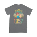 Vintage Made In 1957 63rd Birthday Gift Idea Original Parts Birthday Shirt - Scotstee Shop