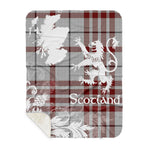 Sherpa Blanket - Tartan Blanket Thistle and Lion Scottish Clan Clayton Plaid Blanket, plaid sherpa blanket queen,purple sherpa blanket,queen sherpa blanket,queen size sherpa blanket,red sherpa blanket,scottish tartan blankets,sherpa blanket,sherpa christmas blanket