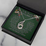 To My Beautiful Soulmate Necklace In Your Eyes I Have Found My Home Clan Agnew Hunting Tartan Rising Phoenix Necklace