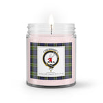 Soy Wax Candle - Buffalo Plaid Candle Clan Crest Badge Colquhoun Modern Tartan Plaid Soy Wax Candle, oil candle, candle handmade, wax candle, soy wax, nature wax, natural soy wax, natural soy candles, natural candle