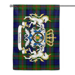 Scotstee Shop - House Flag - Dundas Tartan Flag Clan Badge With Lion Scottish
