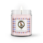 Soy Wax Candle - Buffalo Plaid Candle Clan Crest Badge Boswell Modern Tartan Plaid Soy Wax Candle, oil candle, candle handmade, wax candle, soy wax, nature wax, natural soy wax, natural soy candles, natural candle