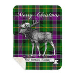 Scotstee Shop Plaid Tartan Blanket With Moose Clan Selkirk Plaid Blanket, plaid blanket australia,plaid blanket canada,plaid christmas blanket,plaid fleece sherpa blanket,plaid sherpa blanket canada,plaid sherpa blanket lipstick,plaid sherpa blanket pink,plaid sherpa blanket queen
