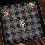 To My Beautiful Soulmate Necklace In Your Eyes I Have Found My Home Moffat Tartan Wishbone Dancing Necklace