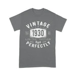 Vintage 1930 91th Birthday Gift Idea 91 Years Old Birthday Shirt - Scotstee Shop
