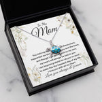 Opal Turtle Necklace - Mom Necklace - To My Mom - Love You Always And Forever - Mother's Day Gift