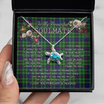 Sea Turtle Necklace To My Beautiful Soulmate Necklace In Your Eyes I Have Found My Home Clan Duncan Tartan Blue Turtle Necklace, Valentine Necklace Gift for Girlfriend Clan Mitchell Ancient Tartan Sunflower Pendant Necklace, Scottish Tartan Jewelry, valentine necklace, necklace girlfriend, necklace for wife, cute necklaces for girlfriend, jewelry for girlfriend, to my soulmate necklace, to my future wife necklace