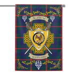 House Flag - Agnew Irish Shield Celtic Cross Tartan Garden Flag St Patrick's Day Garden Flag