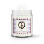 Soy Wax Candle - Buffalo Plaid Candle Clan Crest Badge Boswell Modern Tartan Plaid Soy Wax Candle, oil candle, candle handmade, wax candle, soy wax, nature wax, natural soy wax, natural soy candles, natural candle