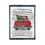 Tartan Blanket Vintage Red Truck with Christmas Tree Family Scottish Clan Robertson Hunting Modern plaid blanket, red plaid blanket, buffalo plaid blanket, green plaid blanket, plaid fleece blanket, blue plaid blanket, red tartan blanket, tartan plaid blanket, black and white plaid blanket, , christmas plaid blanket, orange plaid blanket, tartan plaid throw blanket, pink plaid blanket, brown plaid blanket, buffalo check blanket