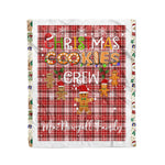 Personalized Gift Tartan Plaid Blanket Clan MacDougall Dress With Christmas Cookie Baking Crew Christmas Gift Blanket, Plaid Blanket, Christmas Fleece Blanket, Christmas Blanket, Tartan Blanket, Scottish Blanket, Scotland Blanket, Family Name Blanket, Custom Blanket, Personalized Blanket