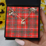 To My Beautiful Soulmate Necklace In Your Eyes I Have Found My Home Clan Duke Of Rothesay Tartan Wishbone Dancing Necklace