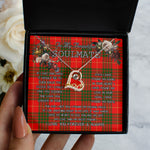 To My Beautiful Soulmate Necklace In Your Eyes I Have Found My Home Clan Cameron Modern Tartan Forever Love Necklace