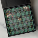 To My Beautiful Soulmate Necklace In Your Eyes I Have Found My Home Clan Wallace Ancient Tartan Crown Pendant Necklace