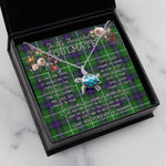 Sea Turtle Necklace To My Beautiful Soulmate Necklace In Your Eyes I Have Found My Home Clan Donald MacDonald Tartan Blue Turtle Necklace