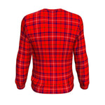 Scotstee Shop Tartan Plaid Sweatshirt, plaid sweatshirt, christmas sweatshirt, christmas sweatshirt womens, mens christmas sweatshirt, buffalo plaid sweatshirt,Clan Rose Modern Sweatshirt