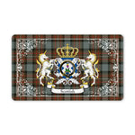 Doormat - Welcome Mat Scottish Ferguson Weathered Tartan Door Mat, Plaid Doormat