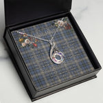 To My Beautiful Soulmate Necklace In Your Eyes I Have Found My Home Clan MacDowall Tartan Rising Phoenix Necklace