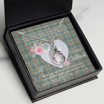 Rising Phoenix Necklace - Valentine Necklace Clan Balfour Tartan Gift for Girlfriend, Gift for My Wife Rising Phoenix Necklace