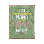Scotstee Shop - Personalized Name Gift Great Nana Mom Grandmother Mother Day Gifts Fleece Blanket