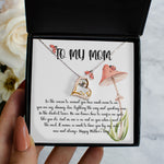 Love Dancing Necklace - Mom Necklace, Gift Necklace For Mom Always Love You, Mother Neckalce