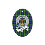 Gordon Scottish Clan Badge Plaid Ornament Gift. Christmas Tree Ornament Gordon Tartan Ornament,  ceramic ornament, personalized christmas ornaments, christmas tree ornaments, christmas door decorations, Plaid Ornament, Tartan Ceramic Ornament