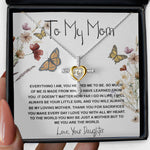 Cross Dancing Necklace - Mom Necklace Gift, You Are The World Necklace, Mother's Day Gift, Mother Daughter Neckalce