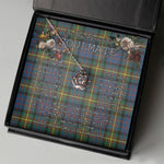 To My Beautiful Soulmate Necklace In Your Eyes I Have Found My Home Clan MacSporran Tartan Crown Pendant Necklace