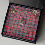 To My Beautiful Soulmate Necklace In Your Eyes I Have Found My Home Clan Udny Tartan Crown Pendant Necklace