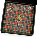 To My Beautiful Soulmate Sunflower Necklace In Your Eyes I Have Found My Home Clan MacLachlan Modern Tartan Jewelry For Girlfriend, Tartan Sunflower Pendant Necklace, Scottish Tartan Jewelry, valentine necklace, necklace girlfriend, necklace for wife, cute necklaces for girlfriend, jewelry for girlfriend, to my soulmate necklace, to my future wife necklace
