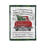Tartan Blanket Vintage Red Truck with Christmas Tree Family Scottish Clan Montgomery Modern plaid blanket, red plaid blanket, buffalo plaid blanket, green plaid blanket, plaid fleece blanket, blue plaid blanket, red tartan blanket, tartan plaid blanket, black and white plaid blanket, , christmas plaid blanket, orange plaid blanket, tartan plaid throw blanket, pink plaid blanket, brown plaid blanket, buffalo check blanket