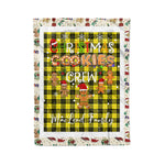Personalized Gift Tartan Plaid Blanket Clan MacLeod of Lewis Modern With Christmas Cookie Baking Crew Christmas Gift Blanket, Plaid Blanket, Christmas Fleece Blanket, Christmas Blanket, Tartan Blanket, Scottish Blanket, Scotland Blanket, Family Name Blanket, Custom Blanket, Personalized Blanket