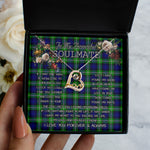 To My Beautiful Soulmate Necklace In Your Eyes I Have Found My Home Clan Bannerman Tartan Forever Love Necklace