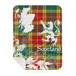 Sherpa Blanket - Tartan Blanket Thistle and Lion Scottish Clan Buchanan Old Sett Plaid Blanket, plaid sherpa blanket queen,purple sherpa blanket,queen sherpa blanket,queen size sherpa blanket,red sherpa blanket,scottish tartan blankets,sherpa blanket,sherpa christmas blanket